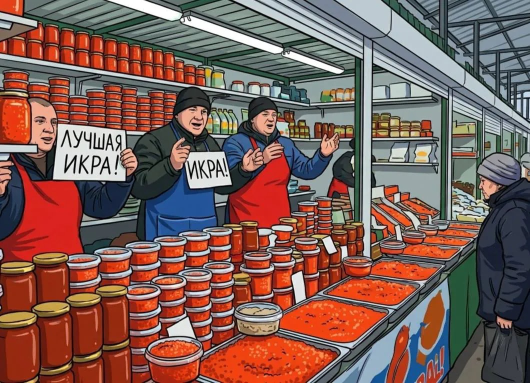 Красная икра в рознице подешевела на 15%