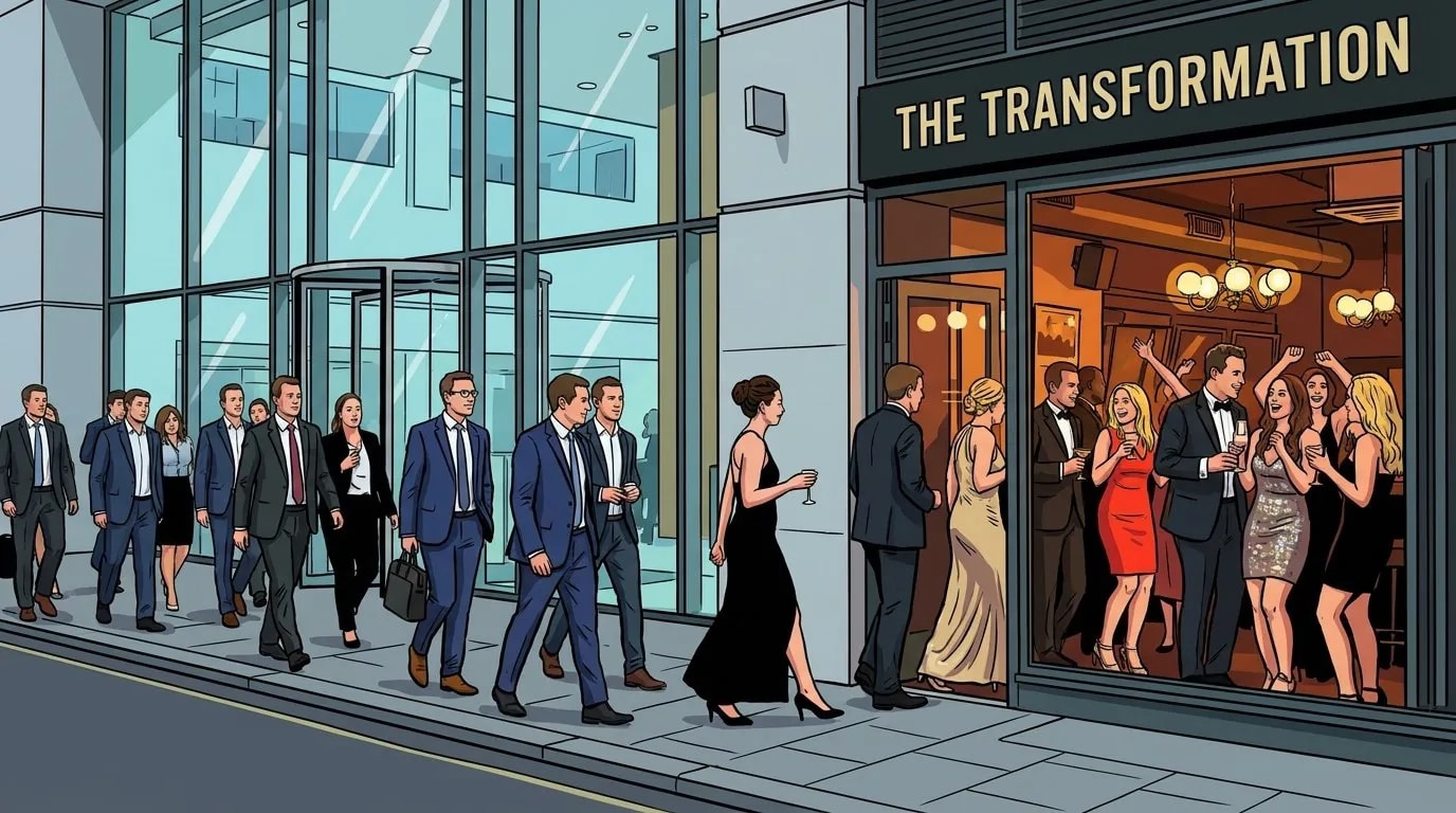 Четверть офисных работников мечтают о баре рядом с офисом