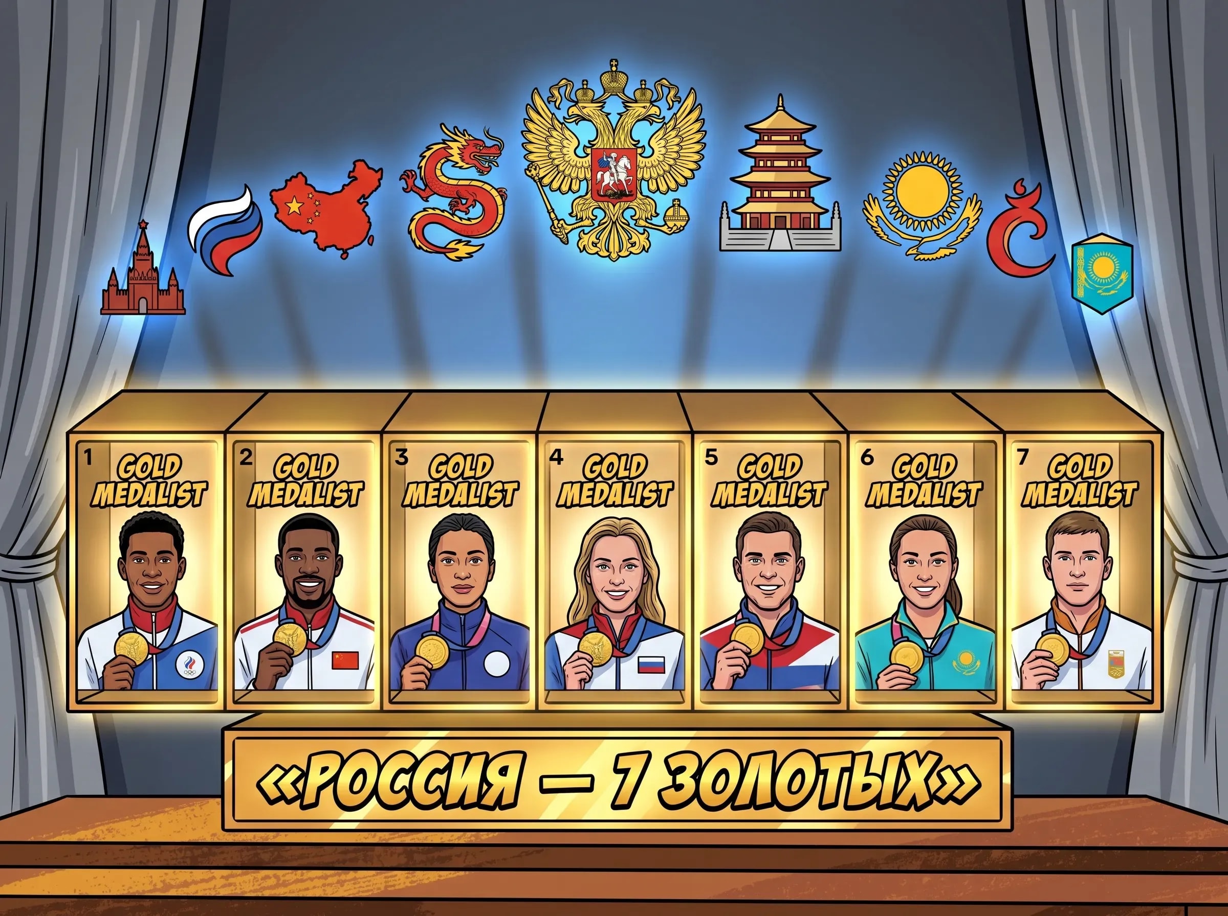 Россия завоевала семь золотых медалей на олимпиаде по химии